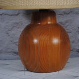 Wooden ball lamp 1970