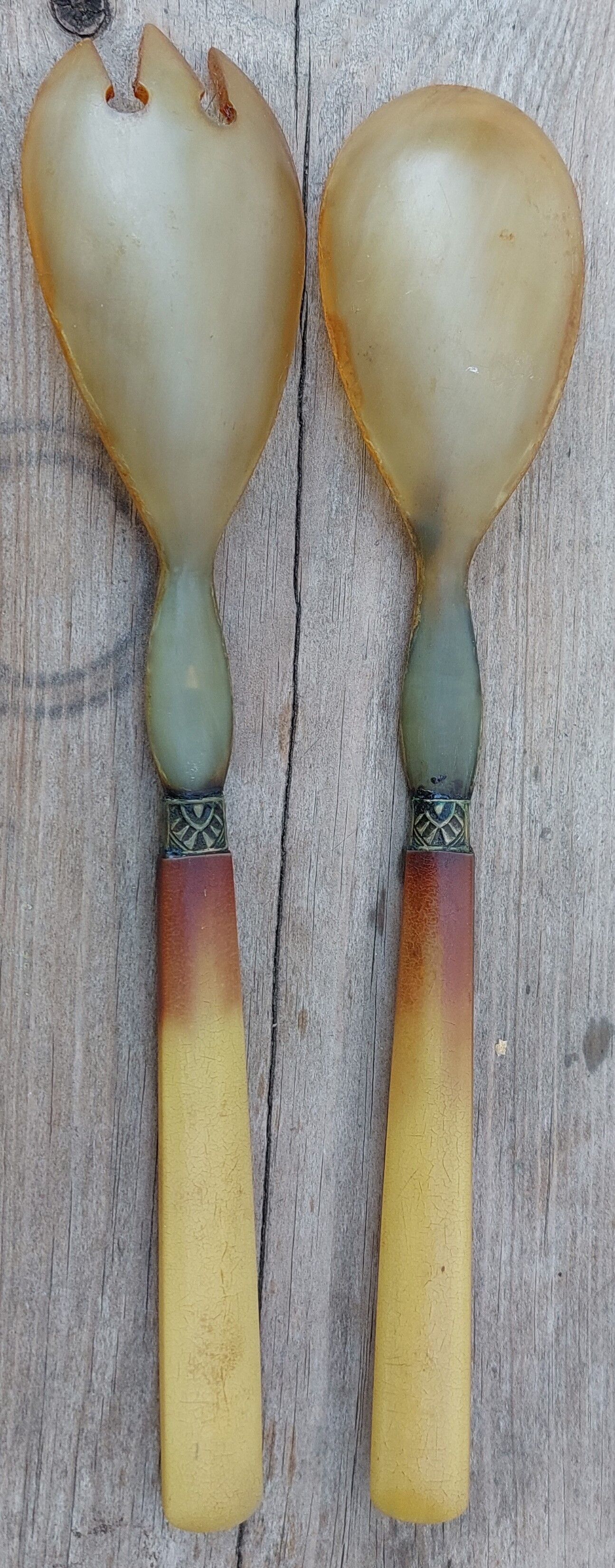 Horn service cutlery