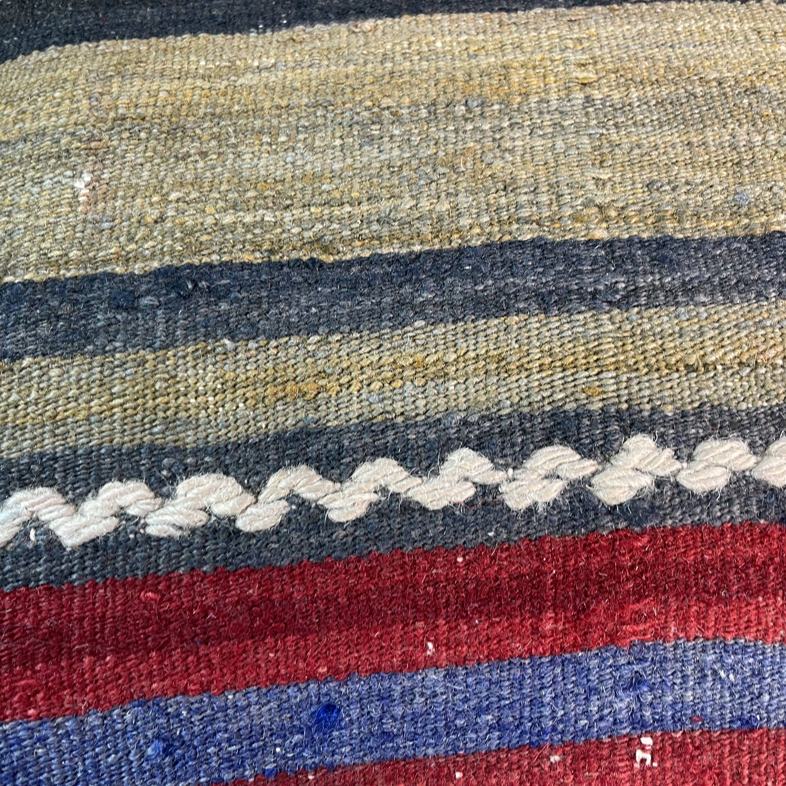 Vintage turkish kilim cushion cover, 30 x 50 cm