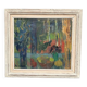 Original Swedish Oil on Canvas – "Still Life with Bowl of Fruit" by Svan Grandin – Signed – Vintage & Framed – 91 × 83 cm (35.8" × 32.7")