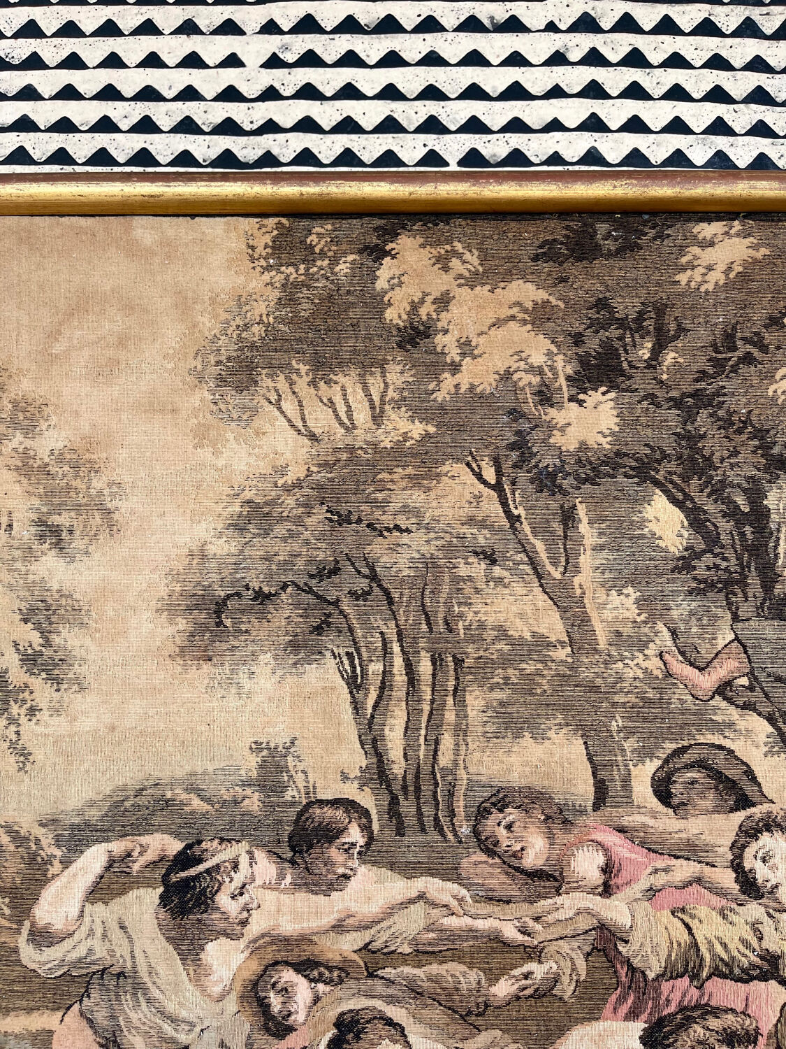 Vintage tapestry after Rubens