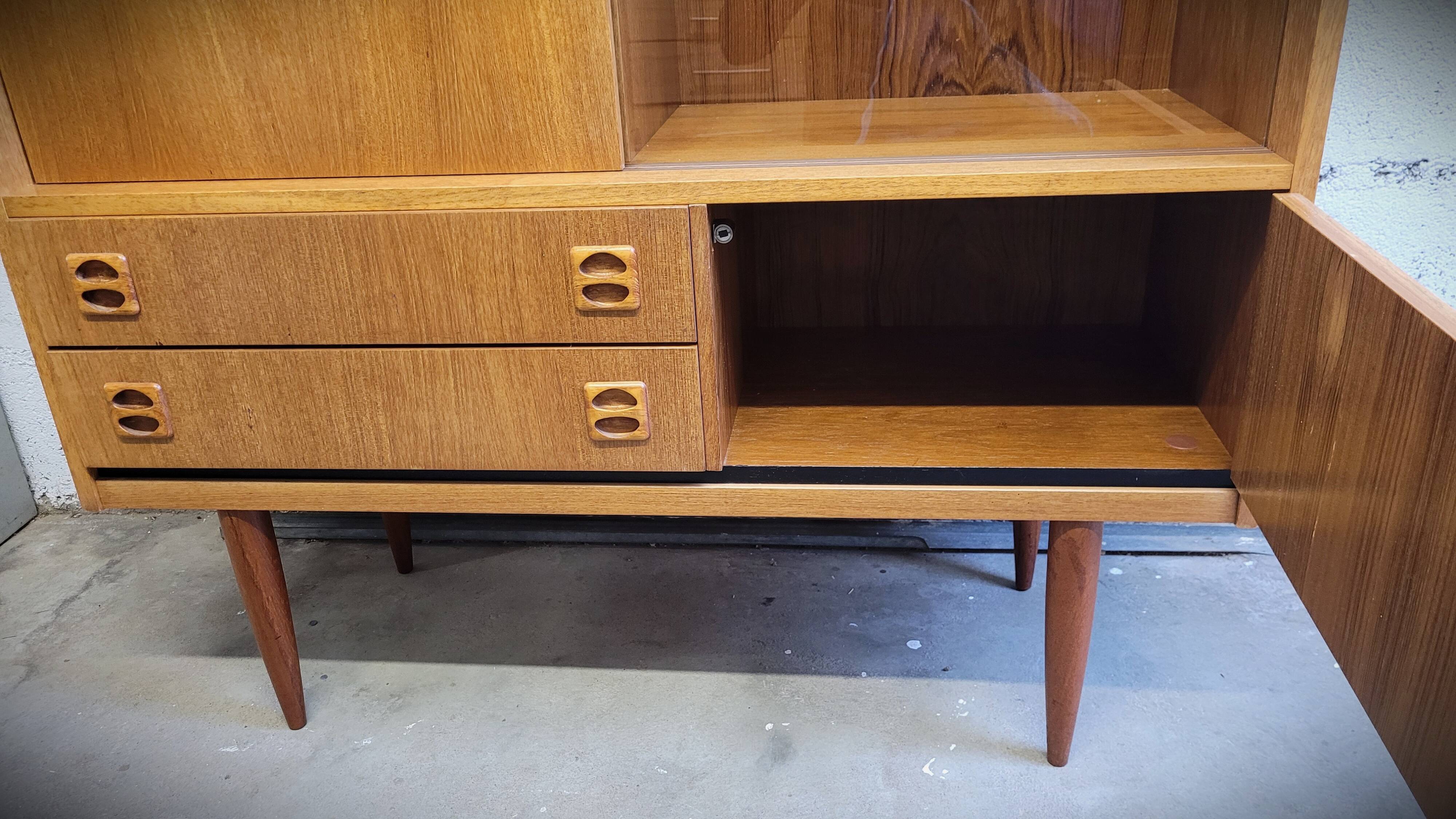 Scandinavian design sideboard in vintage teak