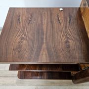Art Deco dressing tables in walnut and light walnut
