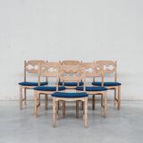 Henning Kjaernulf Oak Danish Mid-Century Dining Chairs