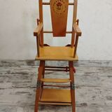 Transformable antique doll high chair