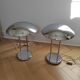 Paire de lampes champignon design Robert Sonneman 1989