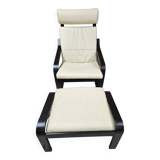 Lounge chair and its leather ottoman