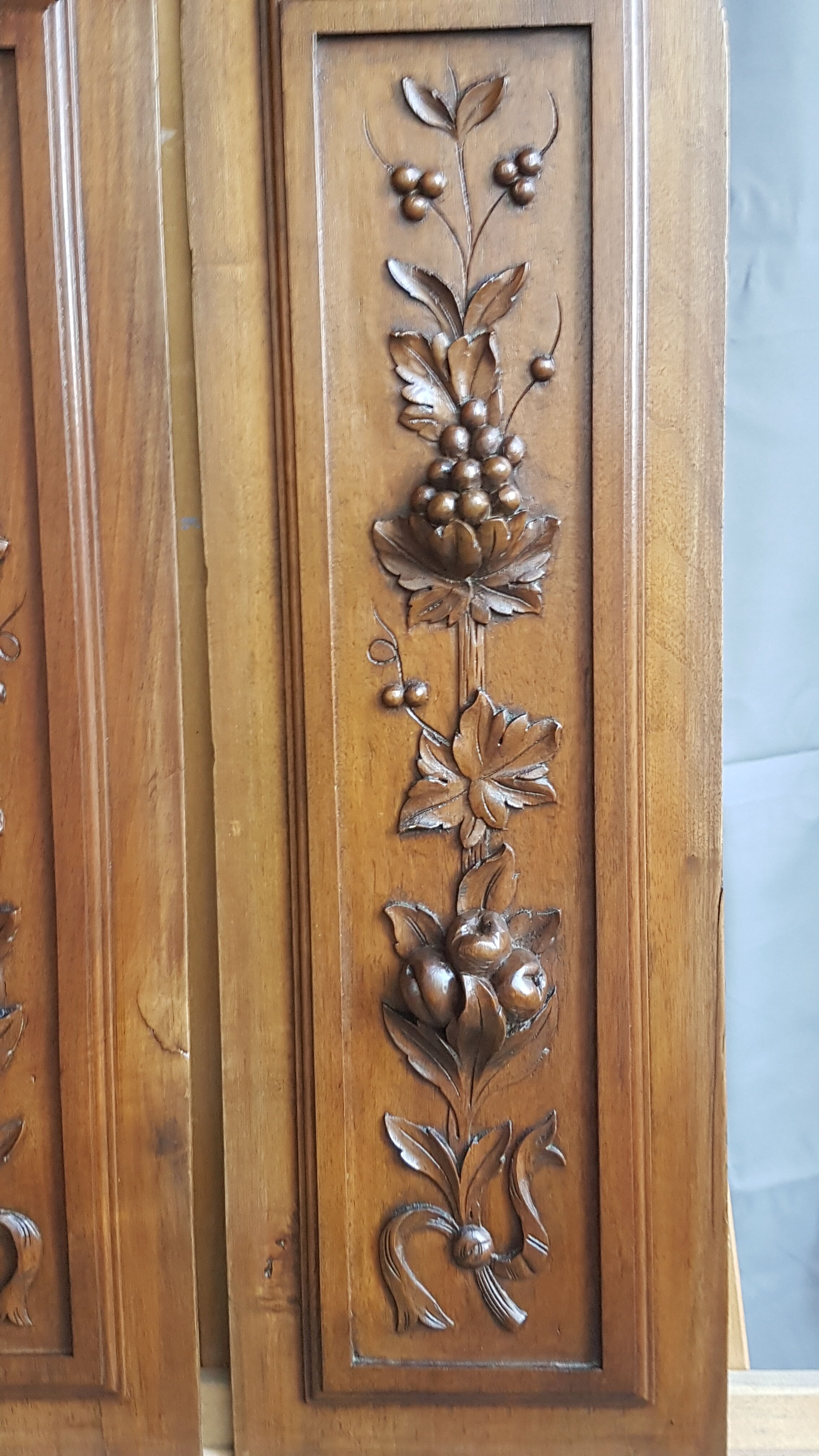Pair of decorative panels former 19th century