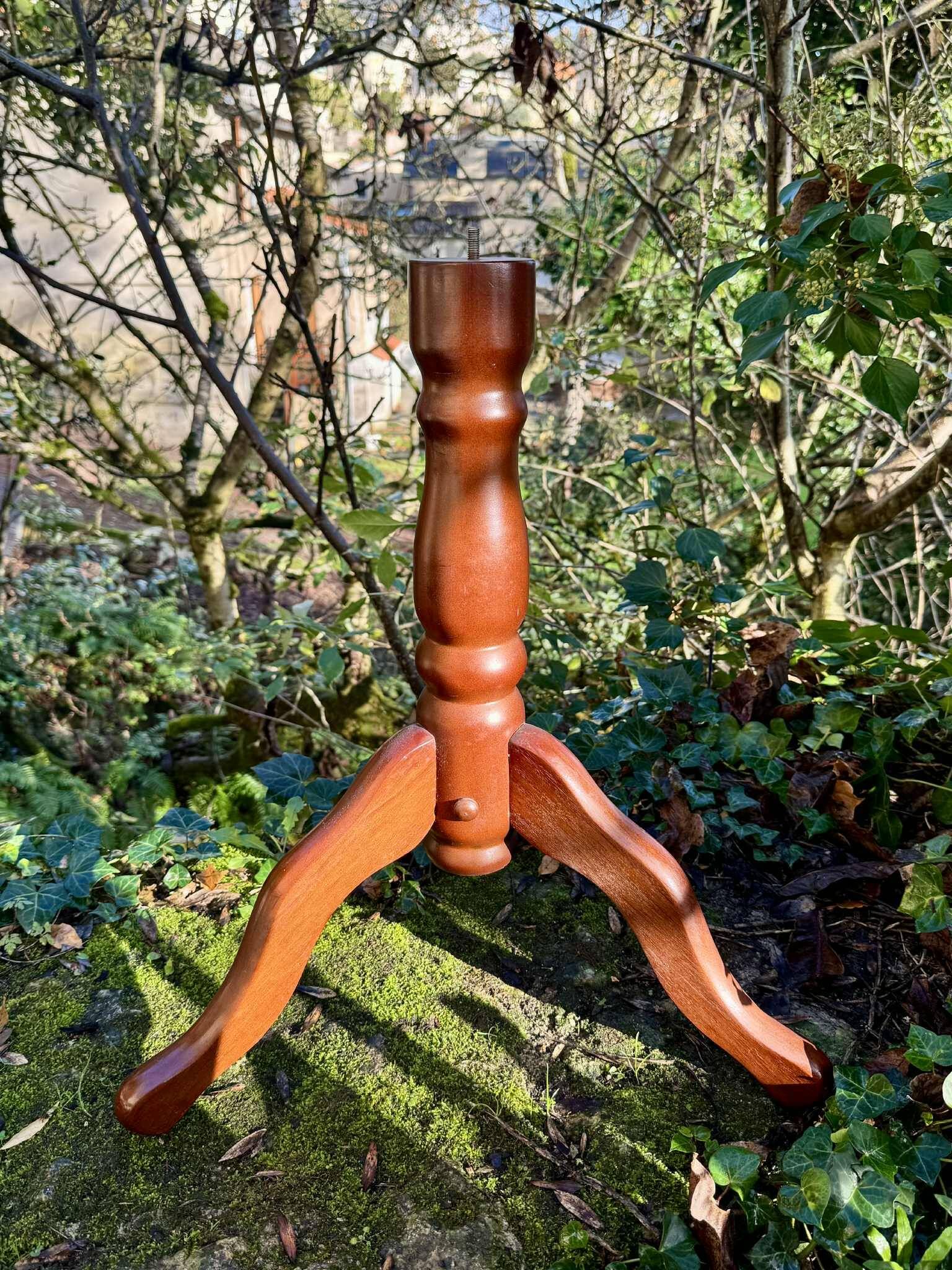 Vintage solid wood side table