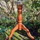 Vintage solid wood side table
