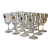 Arques crystal stemmed glasses