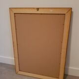 Large green and gold mirror 58x78cm