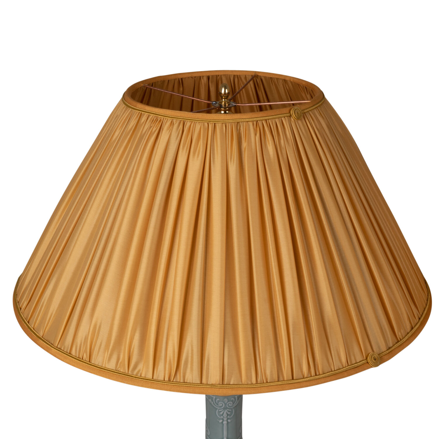 Pair of lamps in celadon porcelain and bronze, circa 1880