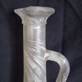Kevin Stal (Son of Eric Saint Val) - Frosted glass bottle vase, h-48 cm.