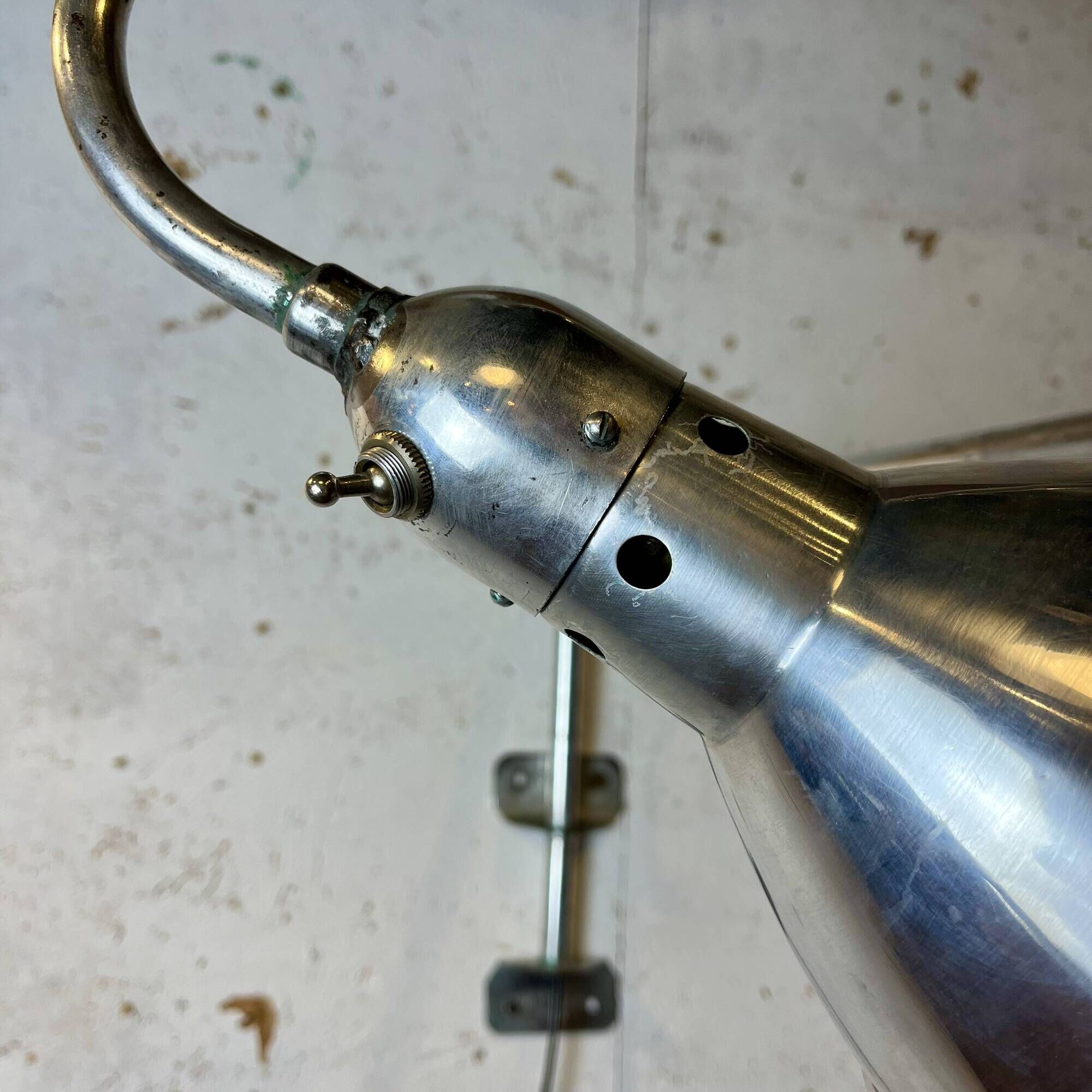 SEPA industrial wall light – France, 1930s–1940s