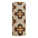 Apollo Brown Clover Lampshade H75 D30 - fabric 70s