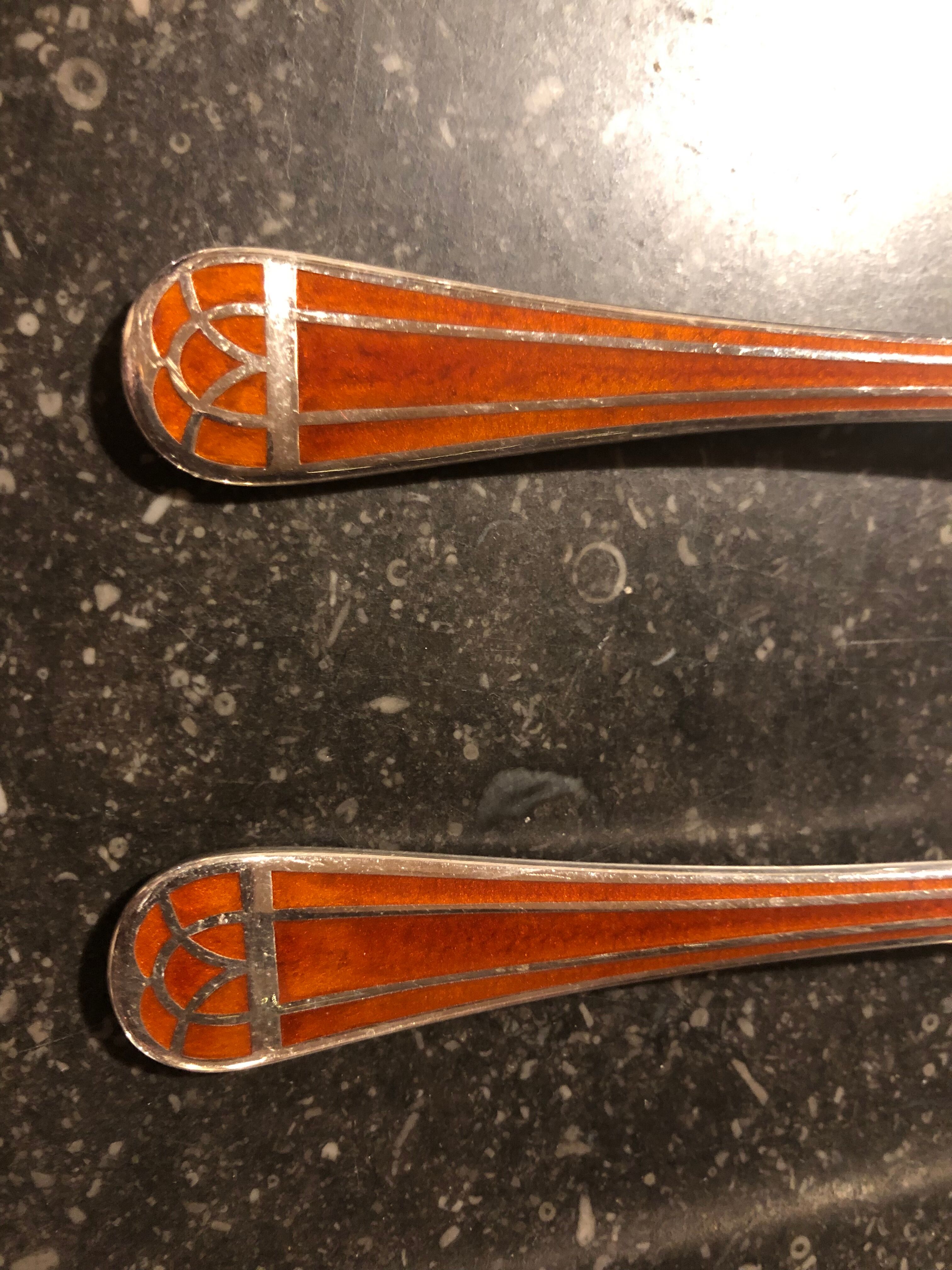 8 Christofle Talisman Dessert Spoons