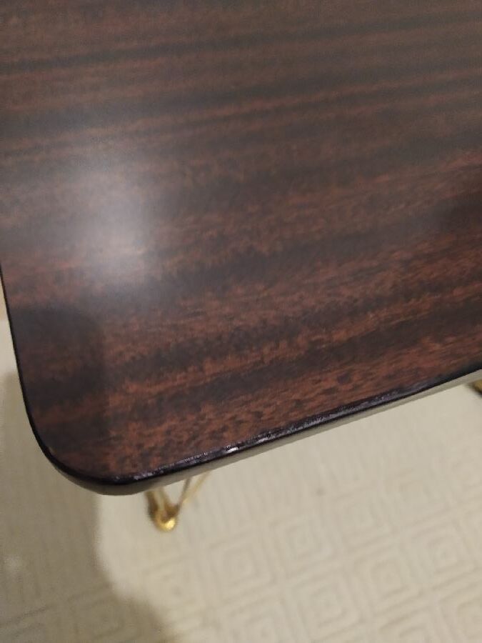 Desserte porte-vinyle vintage