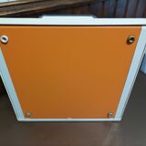 Machine à écrire Olympia traveller de luxe orange révisé et ruban neuf