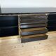 black lacquered sideboard by Jean Claude Mahey 1970