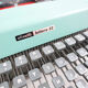 Typewriter Olivetti Lettera 32 - revised with new ribbon
