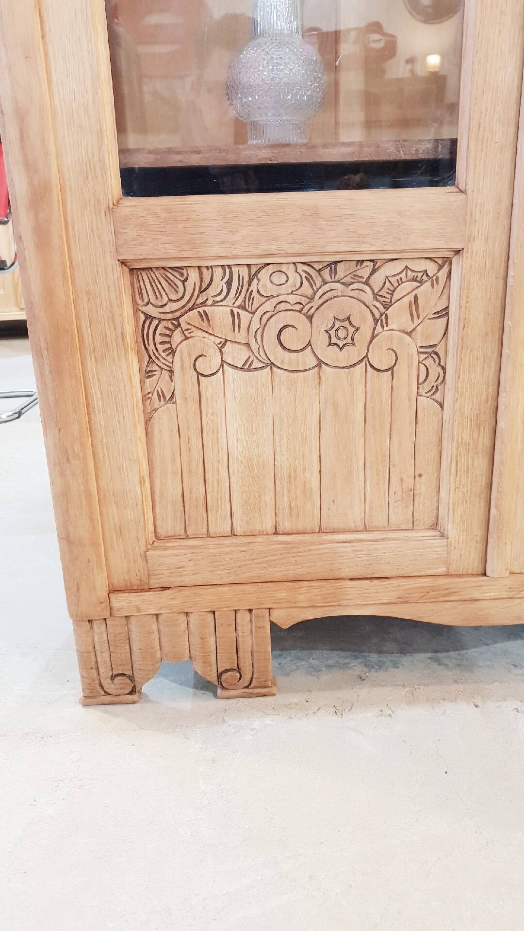 Old art-deco display case