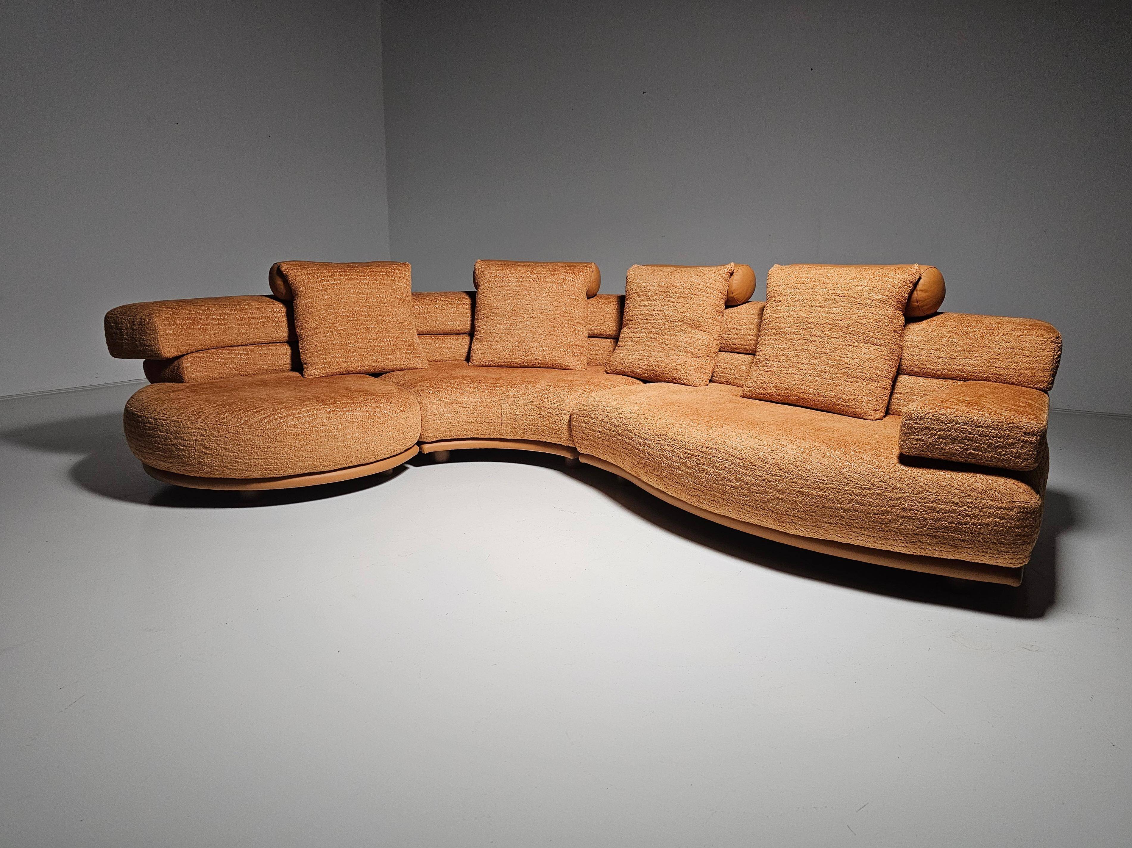 Sculptural canapé by Wiener Werkstätte, Austria, 1980s