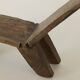 Chair / Armchair in monoxyl wood West Africa Lobi / Stargazer 1950
