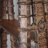 Ancient Indian library made of teak wood