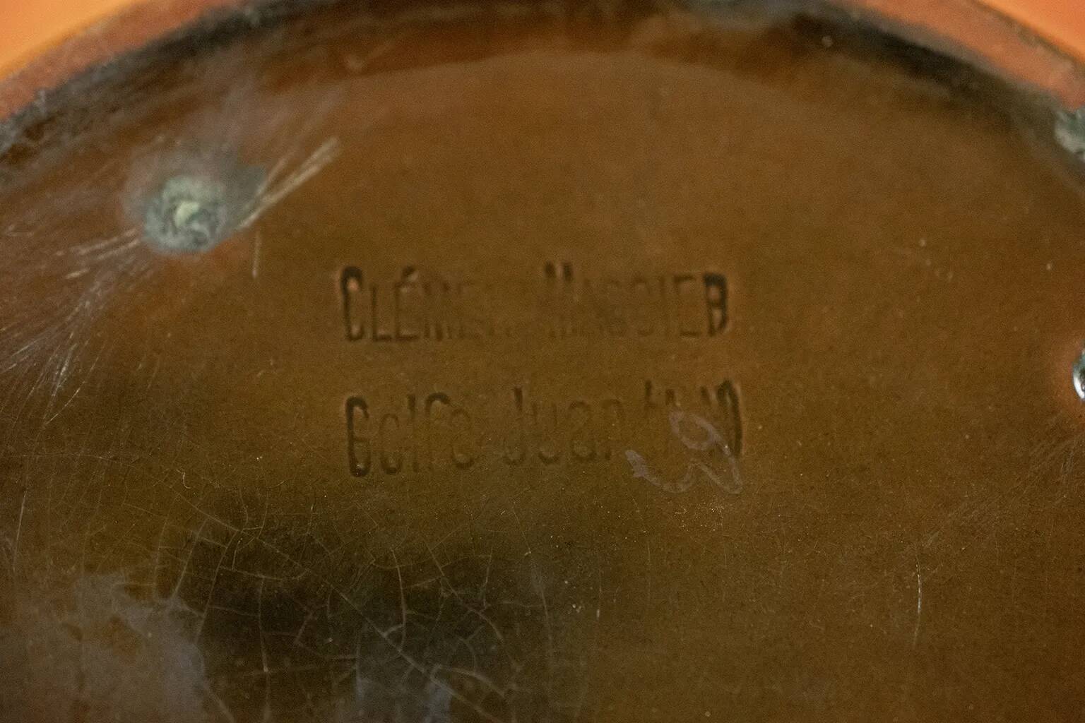 Late 19th - early 20th century glazed earthenware planter - Clément Massier