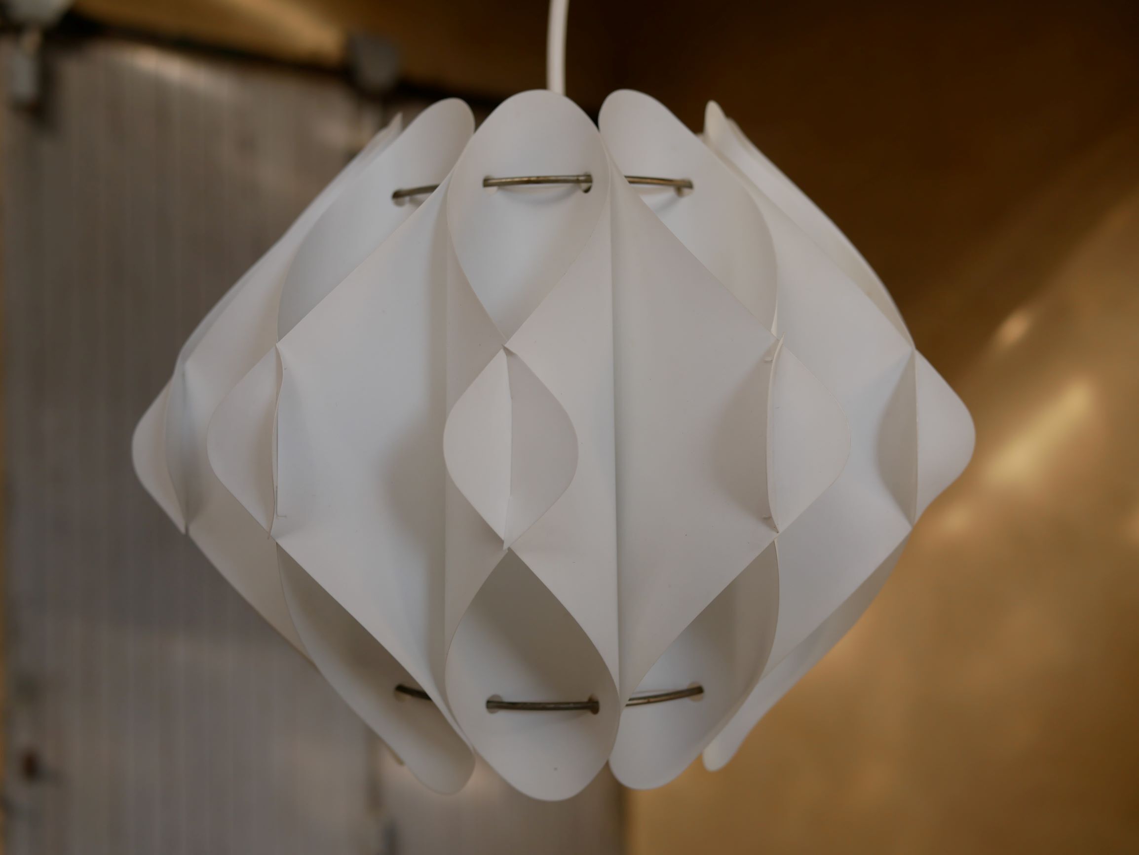 Scandinavian vintage hanging lamp by Lars Schiøler to Hoyrup