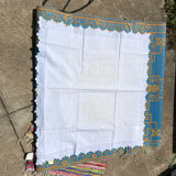Two GC embroidered pillowcases