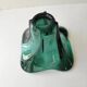 Vase en verre couleur verte vintage