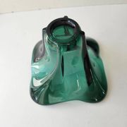 Vase en verre couleur verte vintage