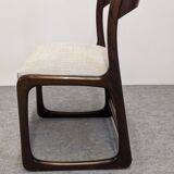 Set of 4 Baumann sled chairs, France circa 1970.