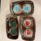 3 small dishes or Vallauris ravioli