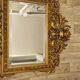 Napoleon III mirror in gilded stucco