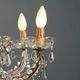 Antique chandelier Maria Theresa in gilded iron, Italy, 20th century