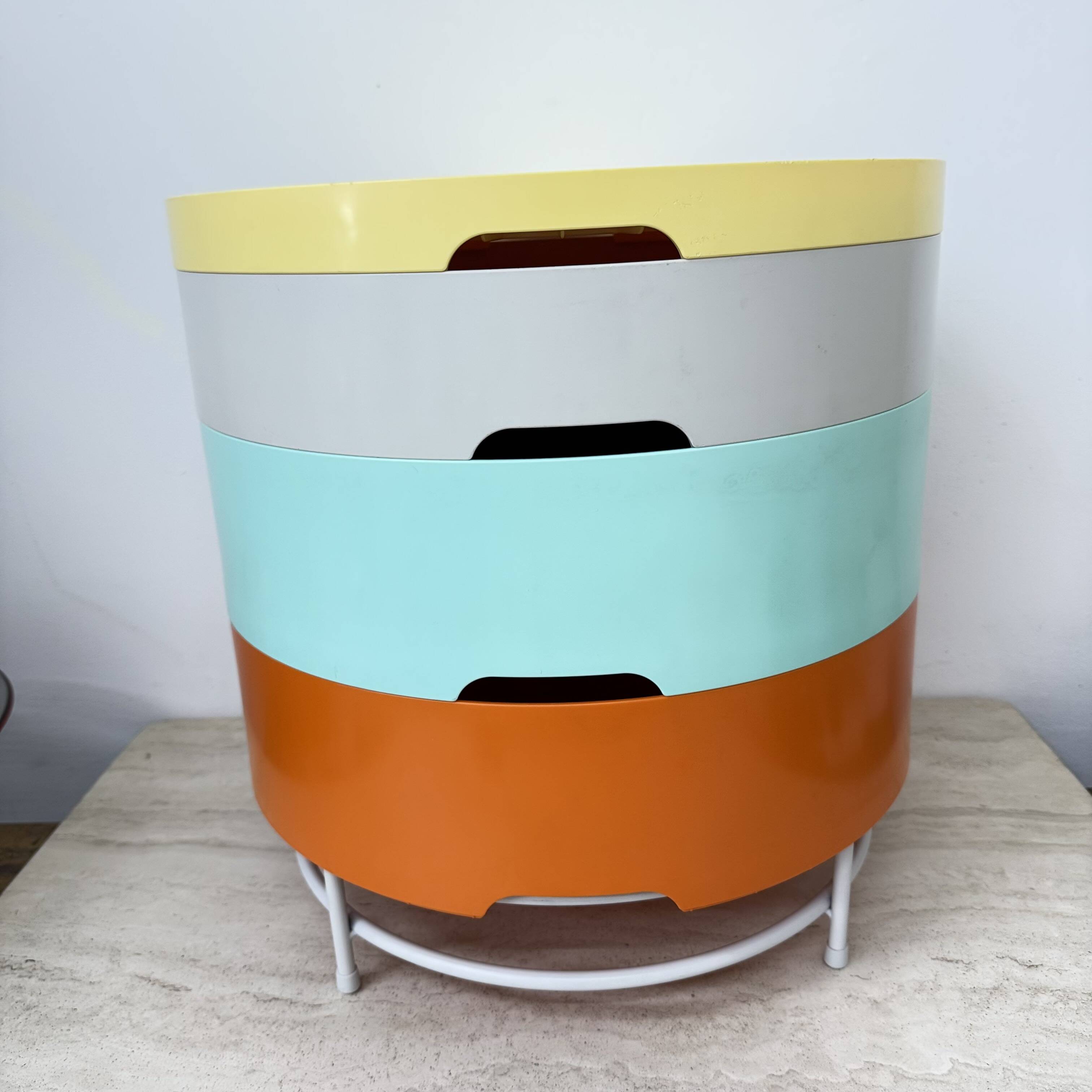 Vintage Ikea modulair side table by Richards Brill en A. Williams
