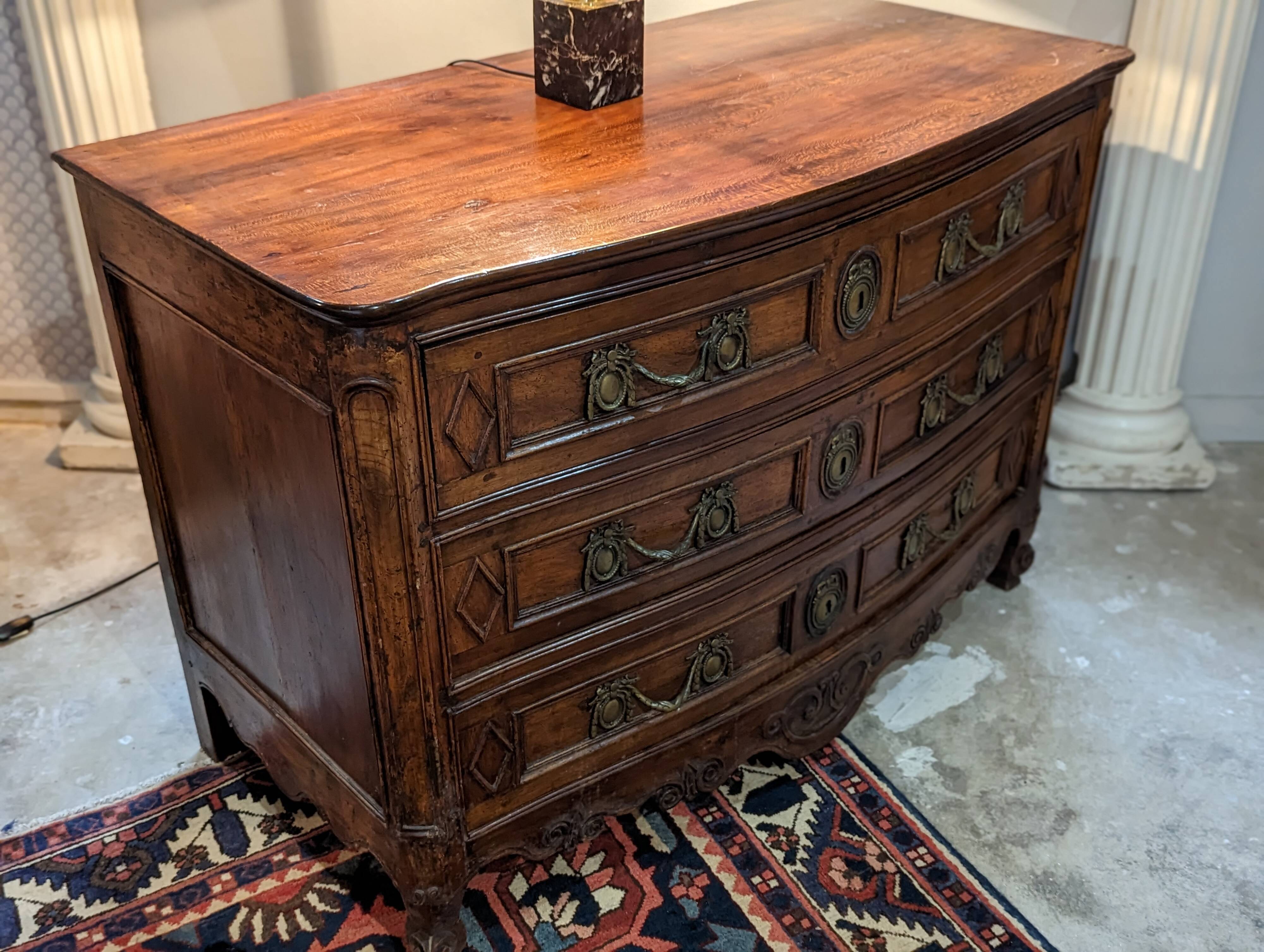 Louis XV period chest of drawers