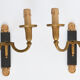Paire d’appliques en bronze style Empire