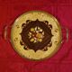 round service tray in Italian marquetry