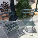 Retro folding garden chair