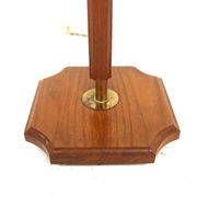 Lampadaire scandinave en teck et métal, Suède, 1960