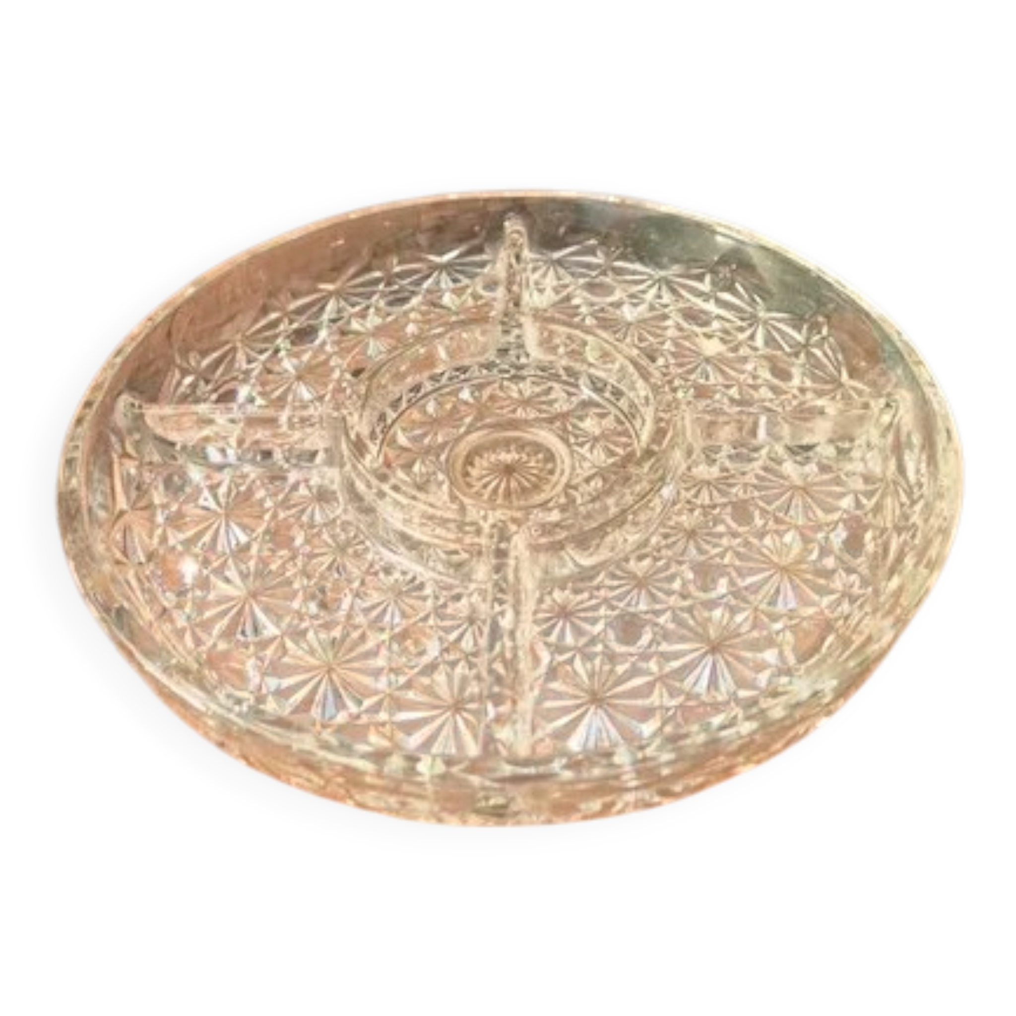 Vintage pedestal serving dish