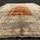 Turkish Kayseri Orange Rug