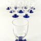 Verres 1930 pieds bleus
