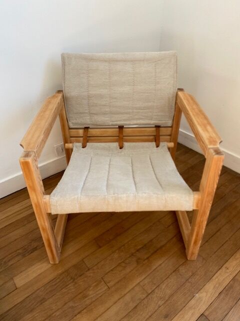 Diana pine armchair by Karin Mobring 1970