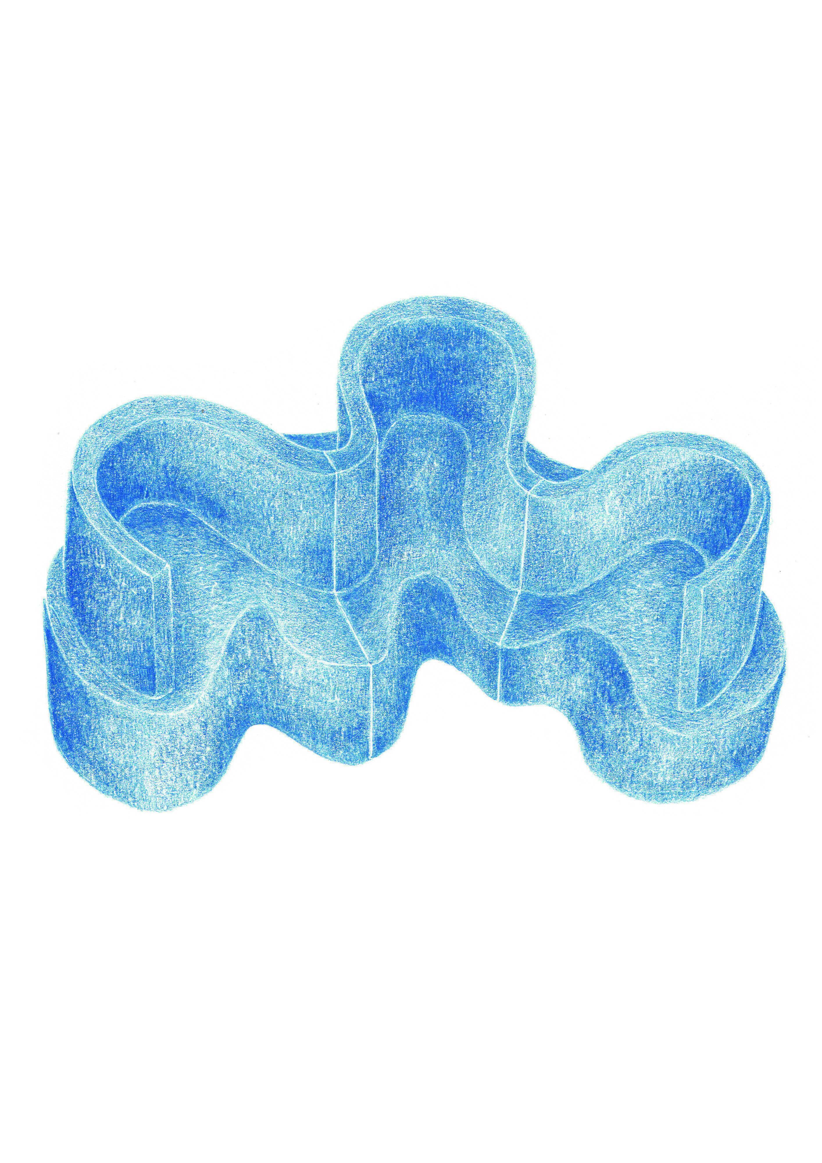 Illustration "cloverleaf sofa"
