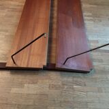 Teak wall shelf